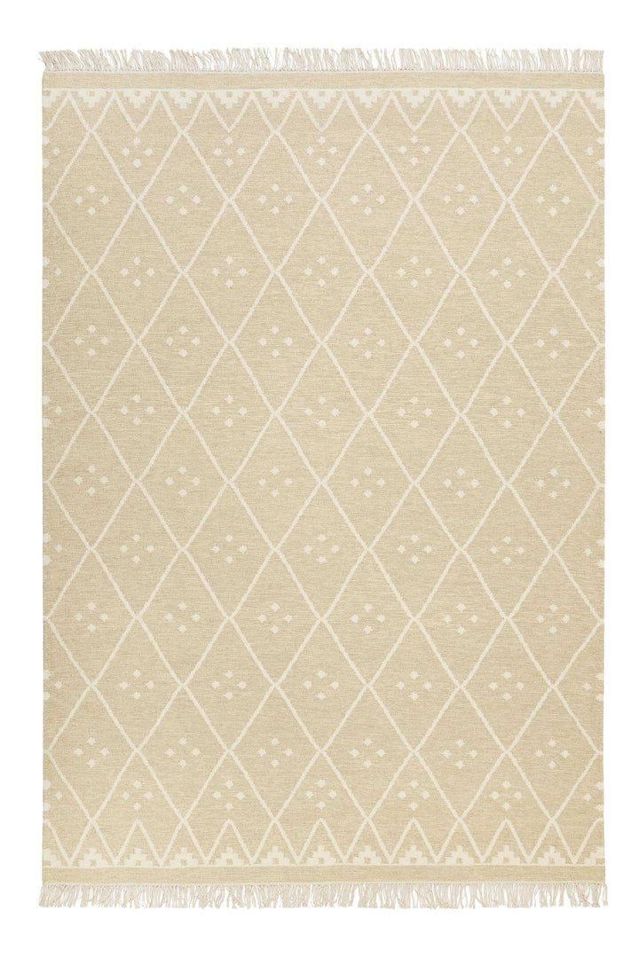 Vermont Teppich beige creme Kurzflor rechteckig