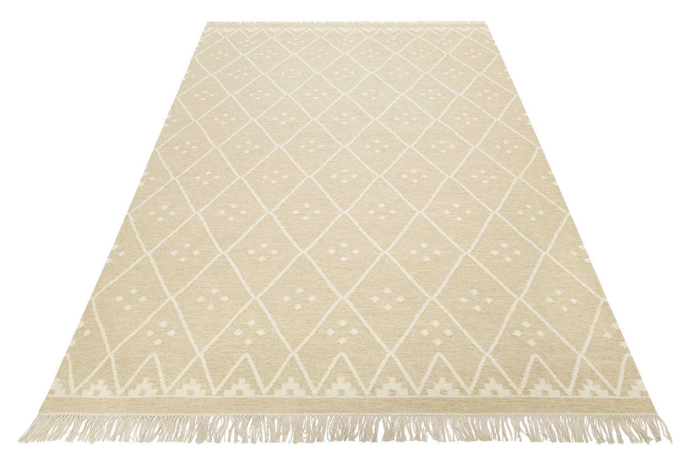 Vermont Teppich beige creme Kurzflor rechteckig