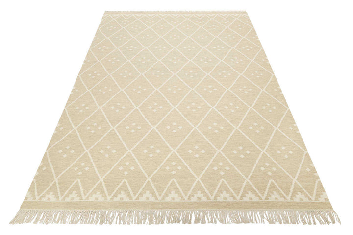 Vermont Teppich beige creme Kurzflor rechteckig