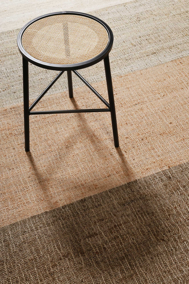 Vito Teppich sand beige Kurzflor rechteckig