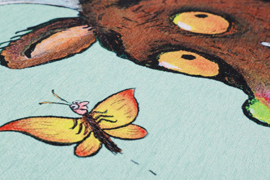 Grüffelo Teppich multicolor Kurzflor rechteckig