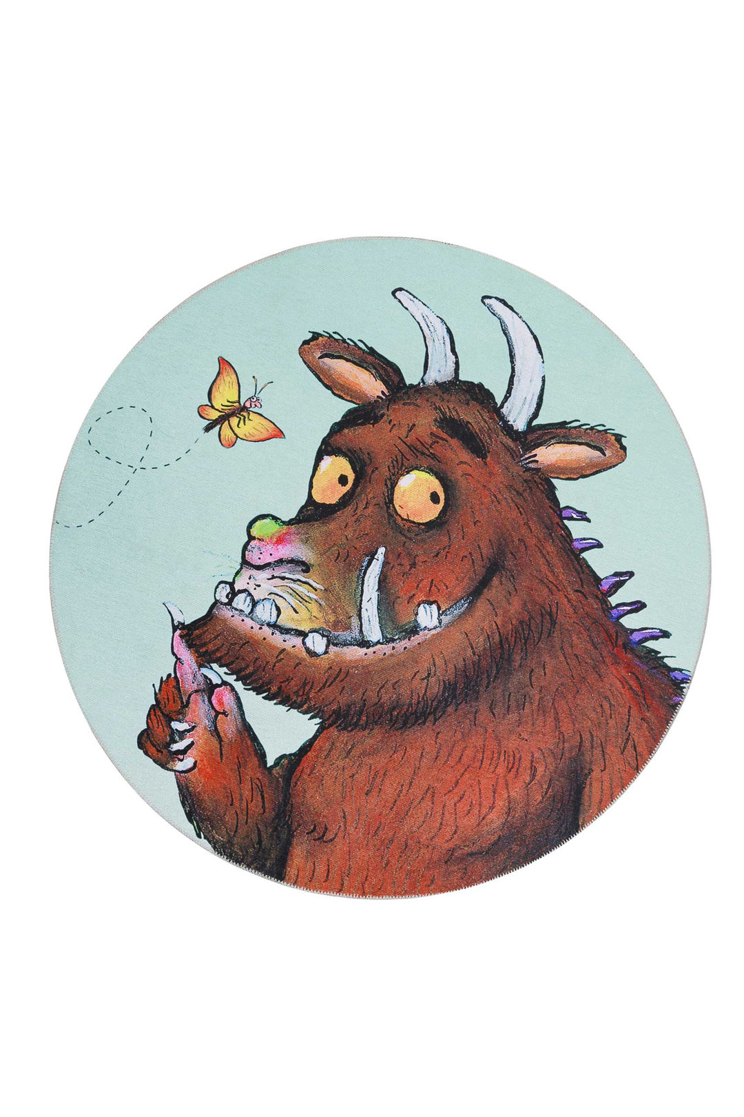 Grüffelo Teppich multicolor Kurzflor rechteckig