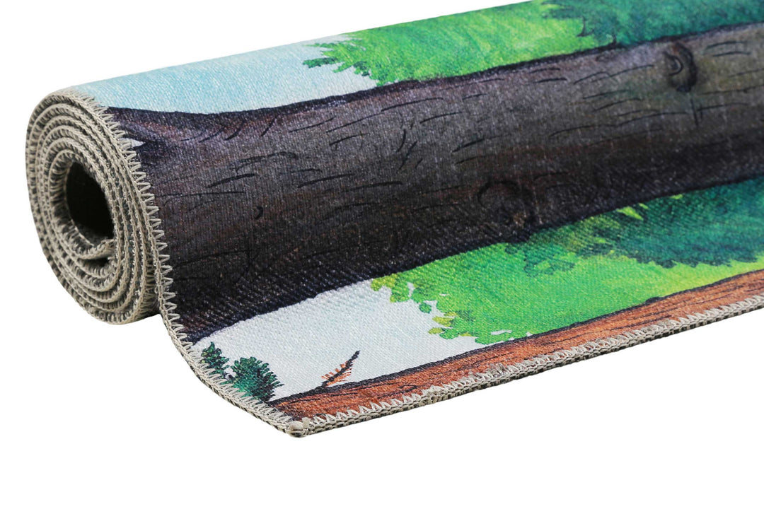 Mouselo Teppich multicolor Kurzflor rechteckig