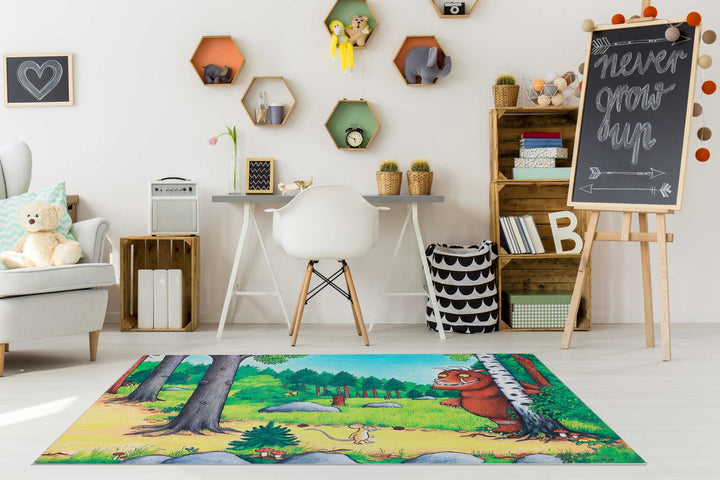 Mouselo Teppich multicolor Kurzflor rechteckig