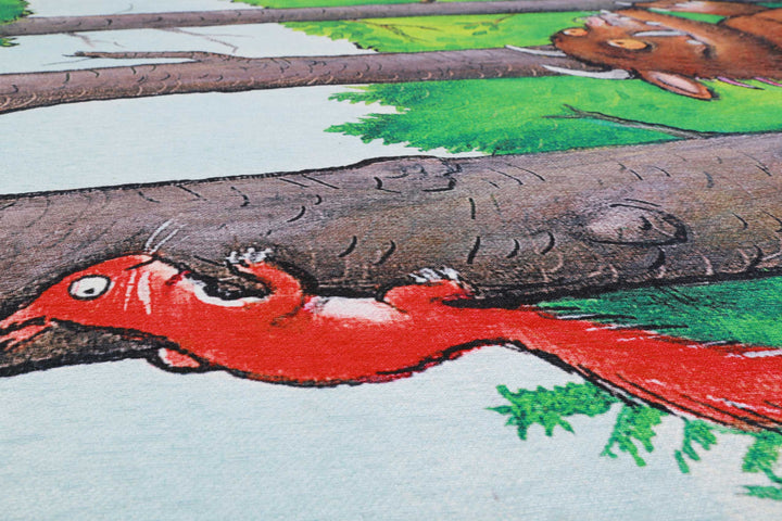 Wanderlo Teppich multicolor Kurzflor rechteckig