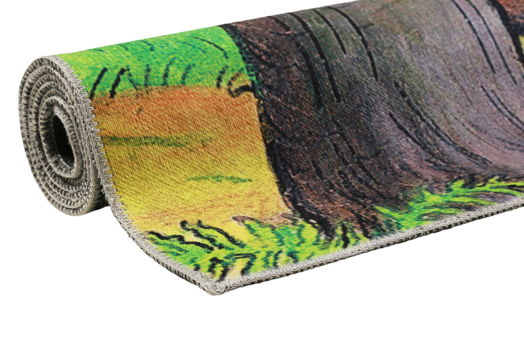 Wanderlo Teppich multicolor Kurzflor rechteckig