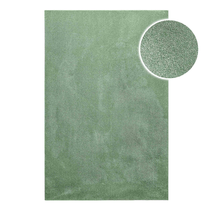 Teppich Mint Grün Kurzflor weich & soft "Venice" Homie Living