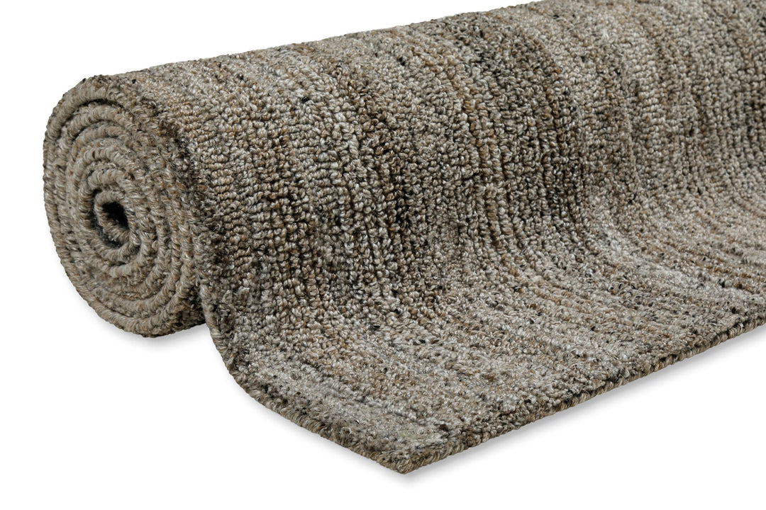 Kurzflor Teppich Grau Braun meliert "Hamptons EIGHTEEN" WECONhome