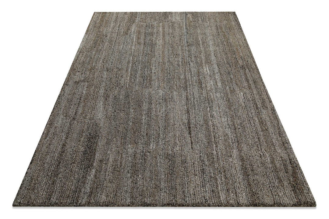 Kurzflor Teppich Grau Braun meliert "Hamptons EIGHTEEN" WECONhome