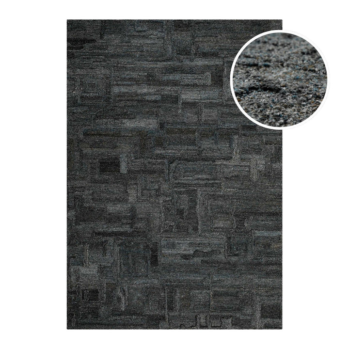 Kurzflor Teppich Blau Grau "Hamptons FORTYTWO" WECONhome