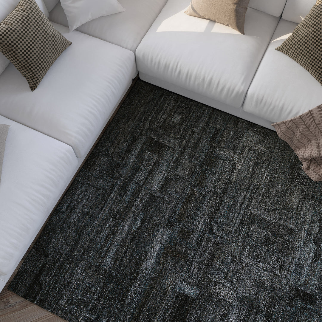 Weitere Perspektive auf den Hamptons FORTYTWO Wohnteppich mit natürlichem Lichteinfall und klarer Linienführung.