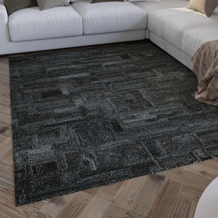 Hamptons FORTYTWO Teppich stilvoll im Wohnraum inszeniert und als moderner Blickfang mit markanter Struktur präsentiert.