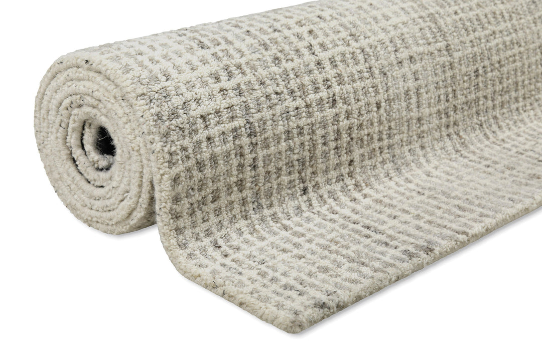 Kurzflor Teppich Greige meliert "Hamptons FOURTEEN" WECONhome