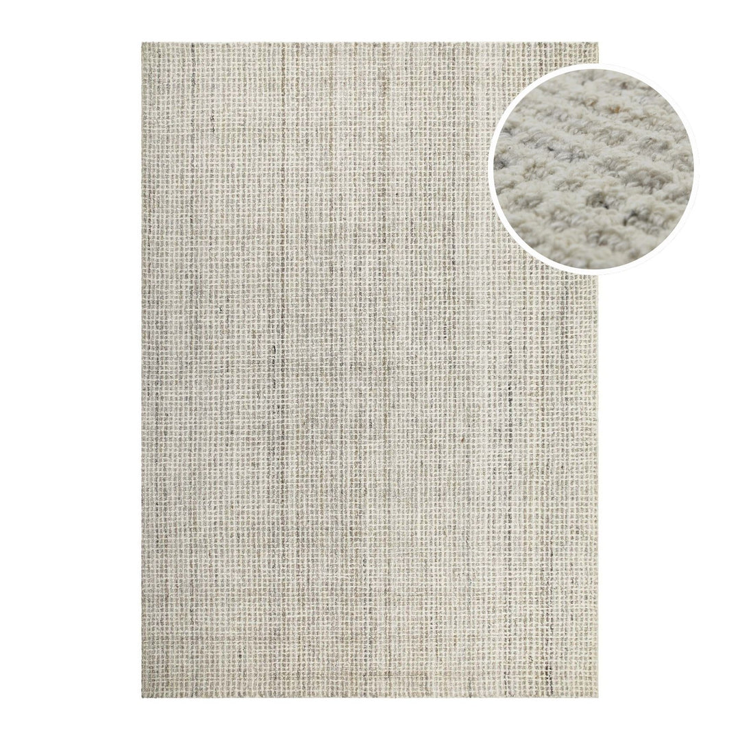 Kurzflor Teppich Greige meliert "Hamptons FOURTEEN" WECONhome