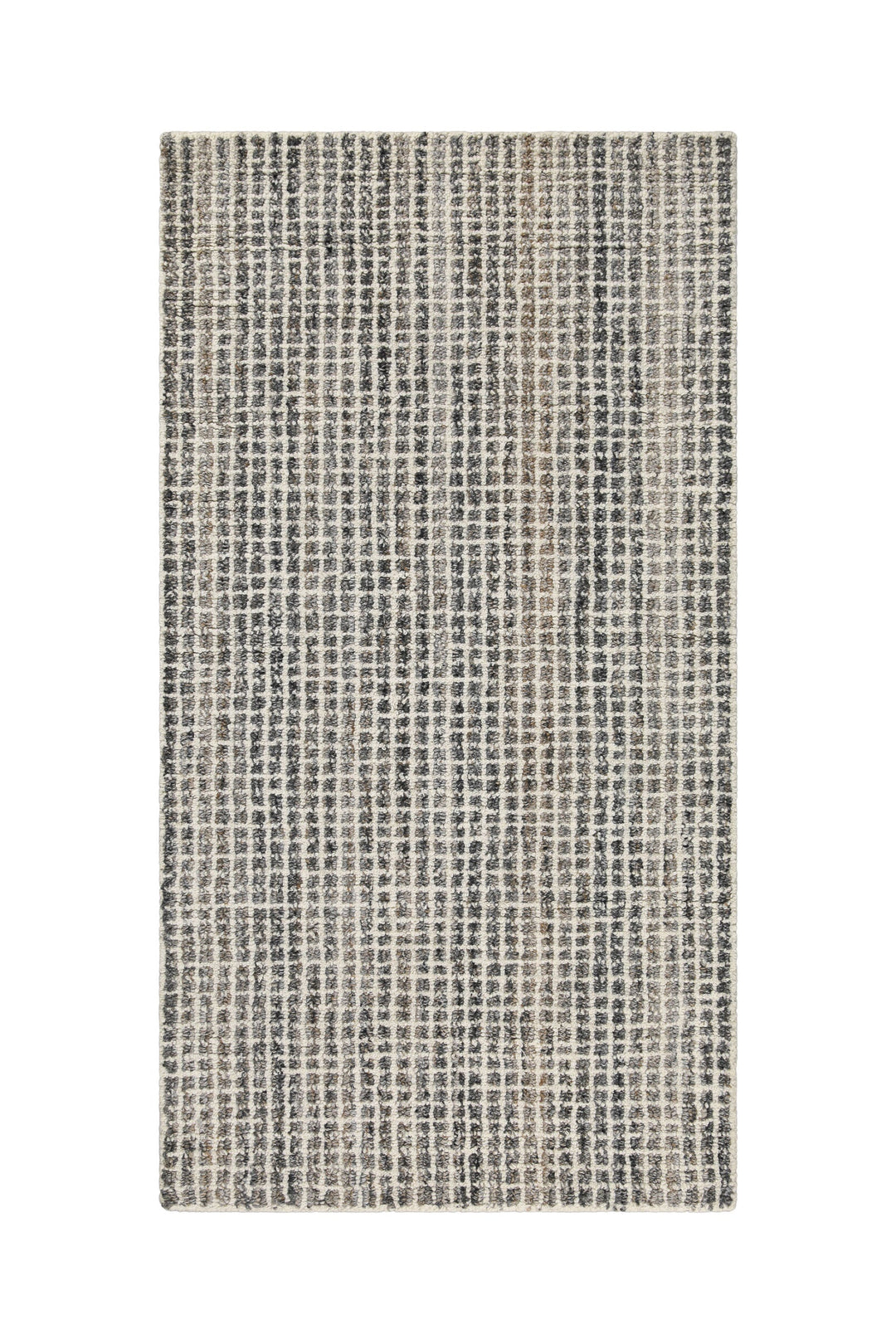 Kurzflor Teppich Grau Braun meliert "Hamptons FOURTEEN" WECONhome
