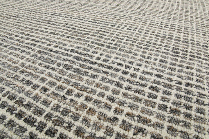 Kurzflor Teppich Grau Braun meliert "Hamptons FOURTEEN" WECONhome