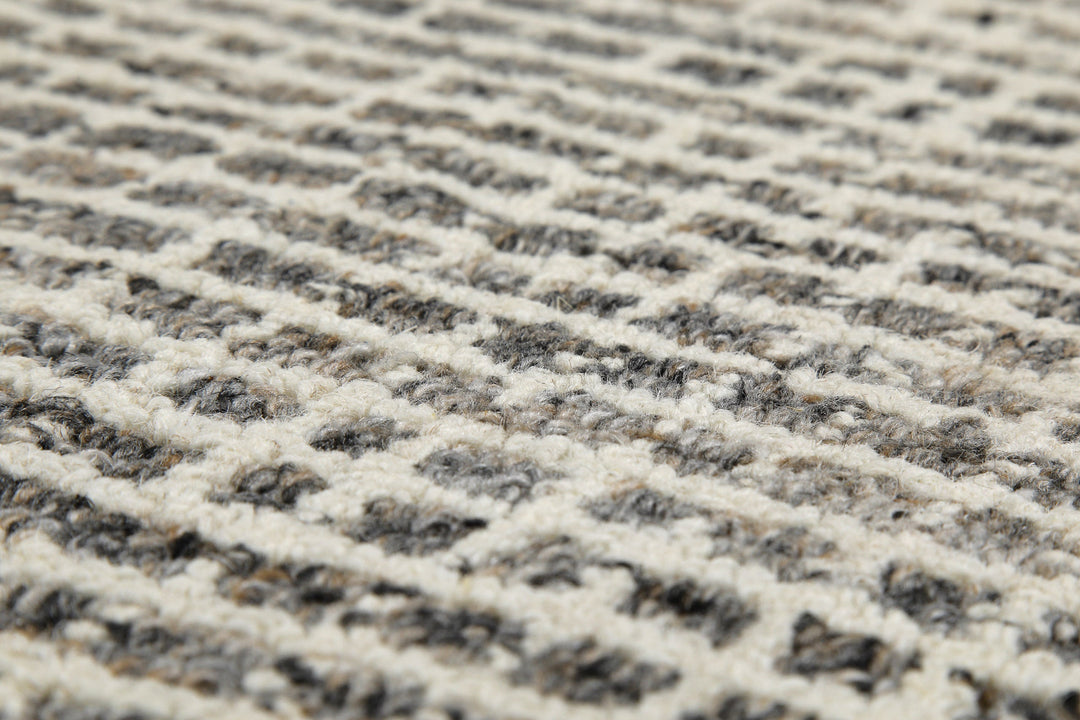 Kurzflor Teppich Grau Braun meliert "Hamptons FOURTEEN" WECONhome