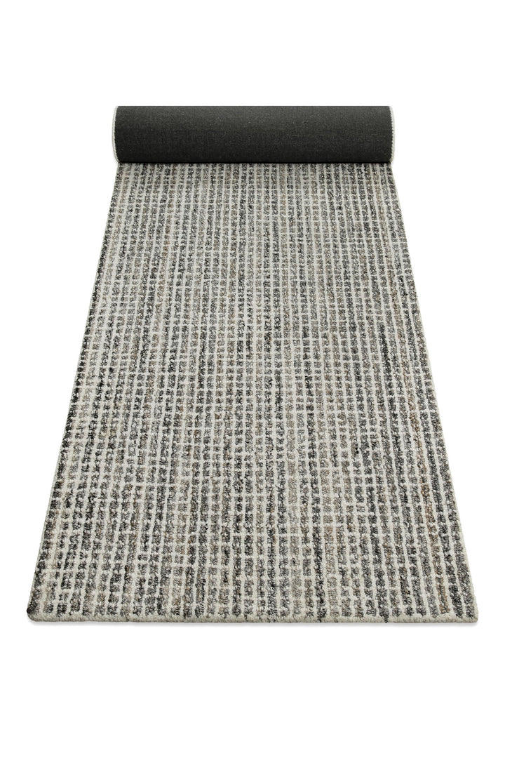 Kurzflor Teppich Grau Braun meliert "Hamptons FOURTEEN" WECONhome