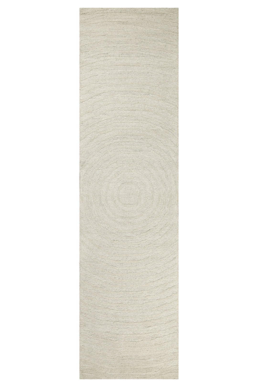 Kurzflor Teppich Creme Weiß aus Schurwolle "Hamptons NINETEEN" WECONhome