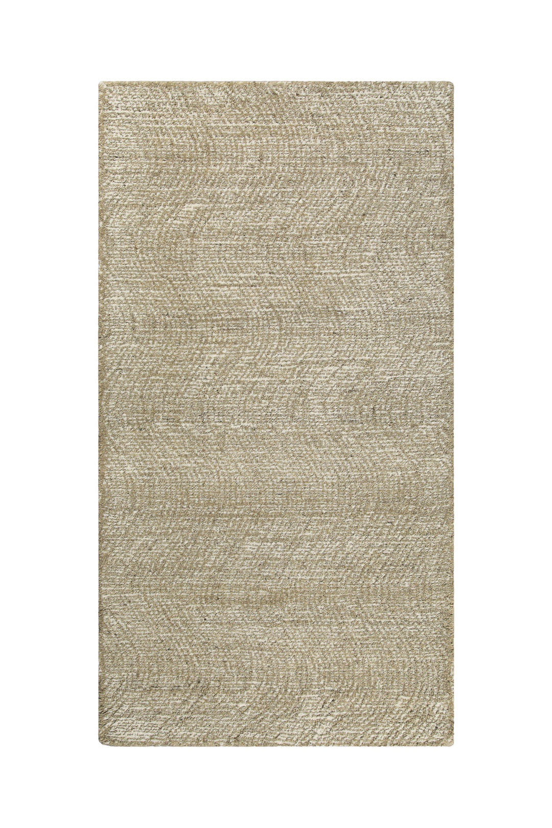 Kurzflor Teppich Sand Beige aus Schurwolle "Hamptons THIRTEEN" WECONhome