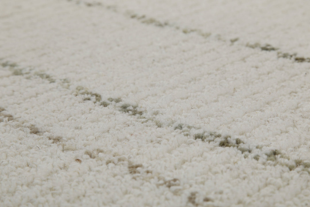 Kurzflor Teppich Rund Creme Weiß "Hamptons THIRTYNINE" WECONhome