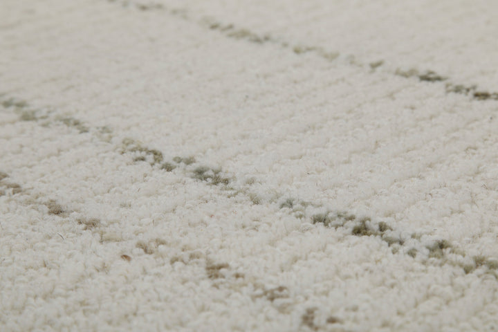 Kurzflor Teppich Rund Creme Weiß "Hamptons THIRTYNINE" WECONhome