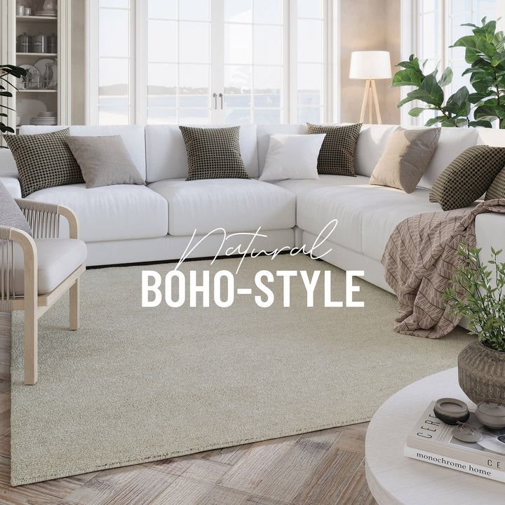 Detail der Teppichkante vom Hamptons THIRTYTWO mit sauber gearbeiteter Einfassung und stabiler Randverarbeitung.