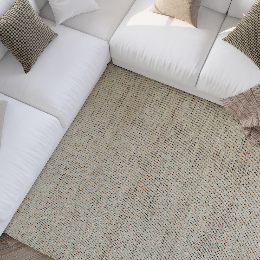 Weitere Perspektive auf den Hamptons THIRTYTWO Wohnteppich mit natürlicher Lichtstimmung und klarer Linienführung.