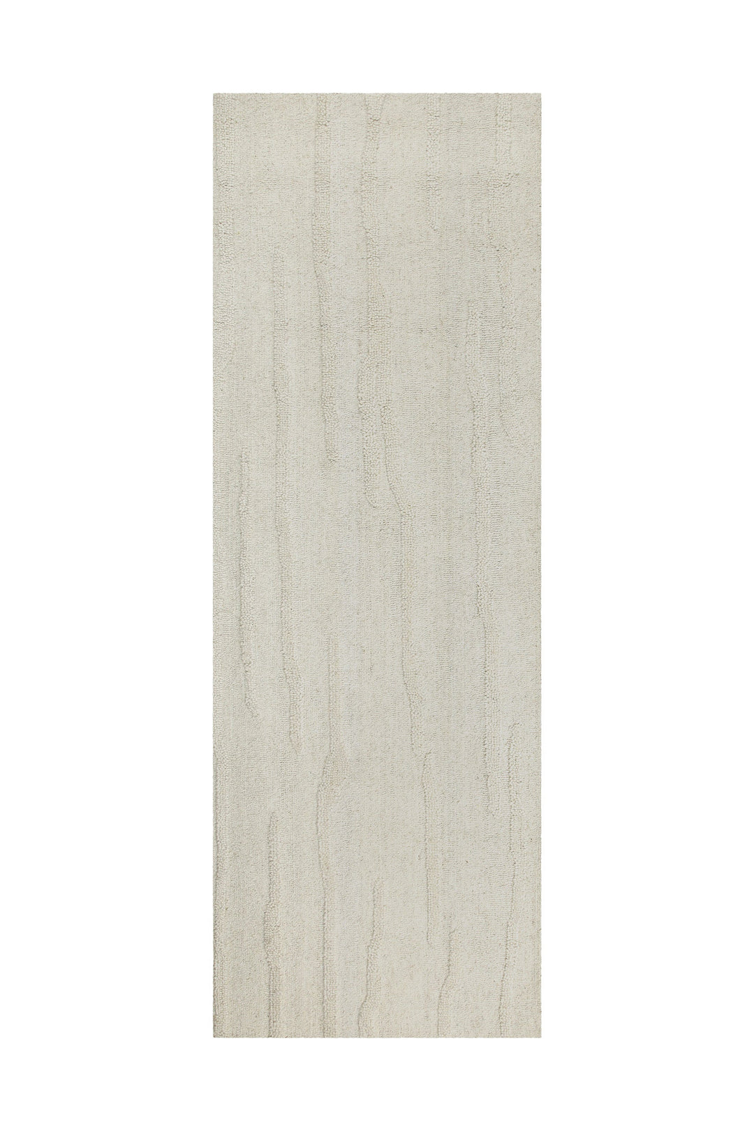 Kurzflor Teppich Creme Weiß aus Schurwolle "Hamptons TWENTY" WECONhome