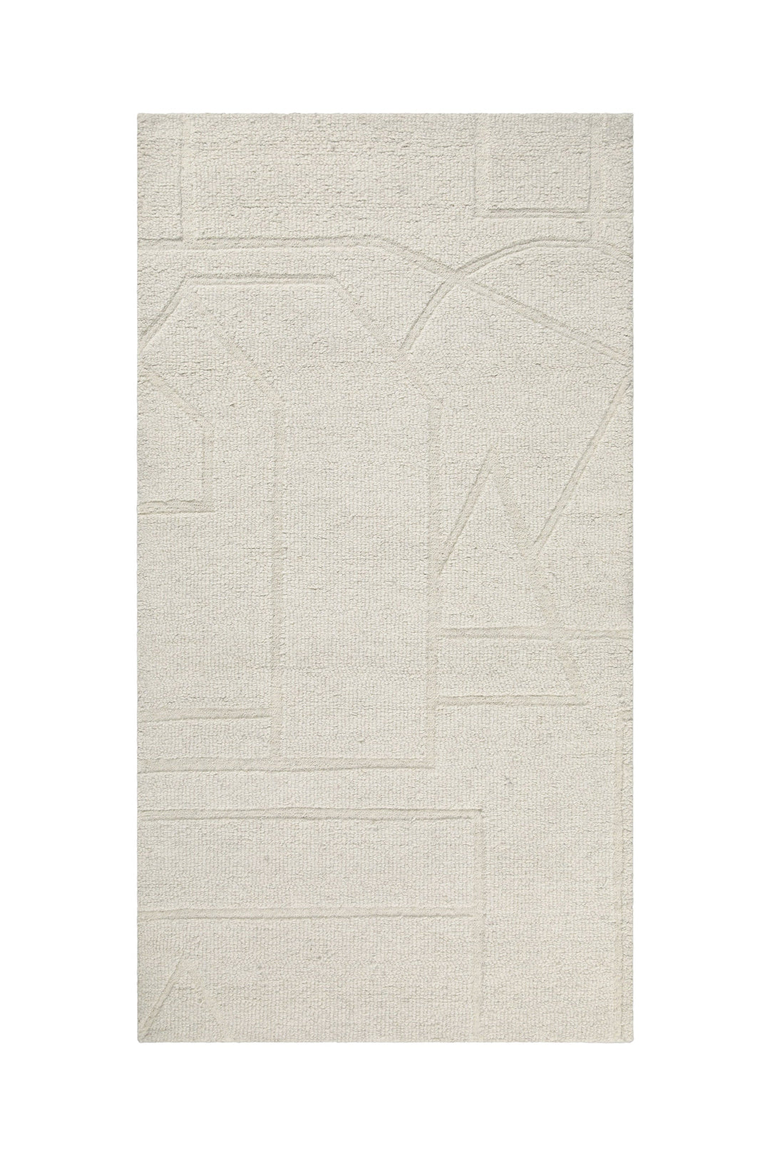 Kurzflor Teppich Creme Weiß "Hamptons TWENTYEIGHT" WECONhome