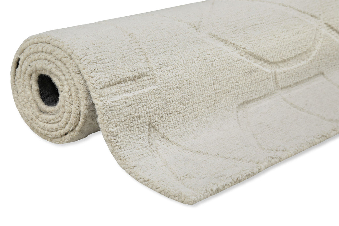 Kurzflor Teppich Creme Weiß "Hamptons TWENTYEIGHT" WECONhome