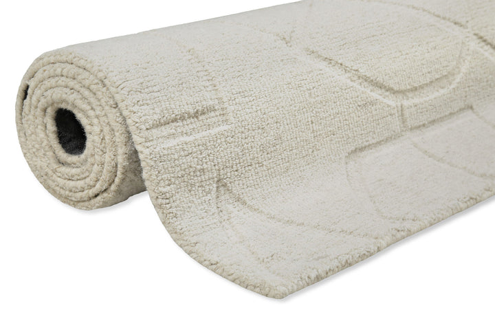 Kurzflor Teppich Creme Weiß "Hamptons TWENTYEIGHT" WECONhome