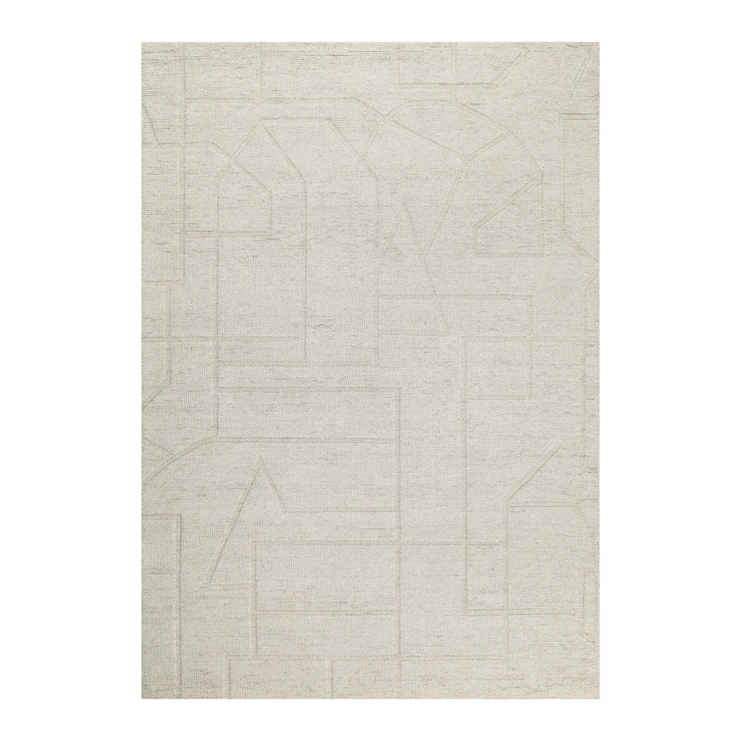 Kurzflor Teppich Creme Weiß "Hamptons TWENTYEIGHT" WECONhome