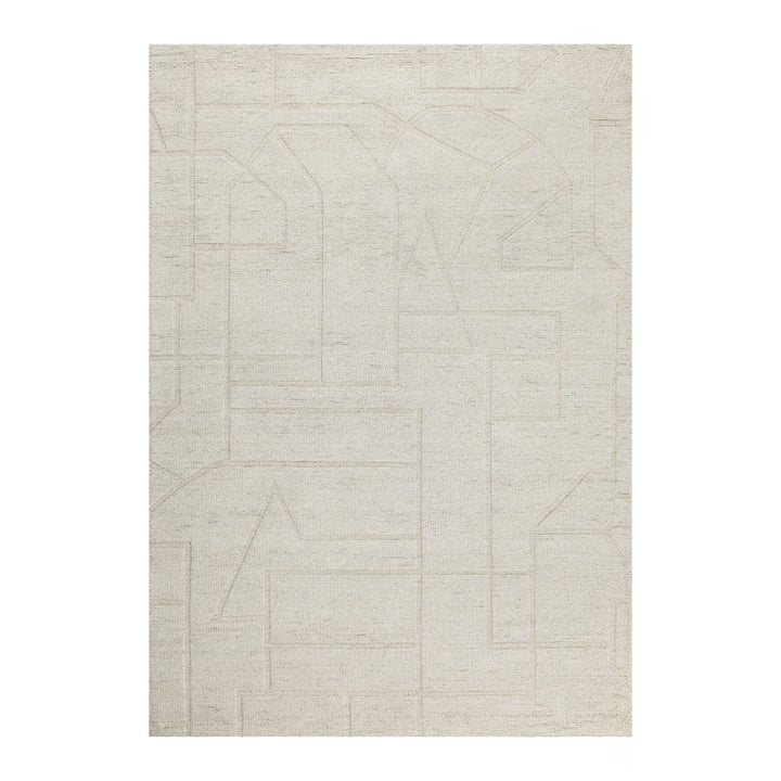 Kurzflor Teppich Creme Weiß "Hamptons TWENTYEIGHT" WECONhome