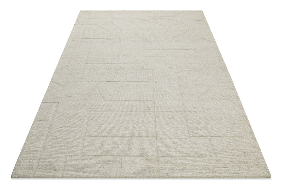 Kurzflor Teppich Creme Weiß "Hamptons TWENTYEIGHT" WECONhome