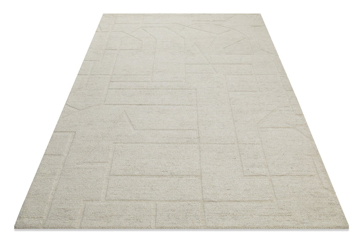 Kurzflor Teppich Creme Weiß "Hamptons TWENTYEIGHT" WECONhome