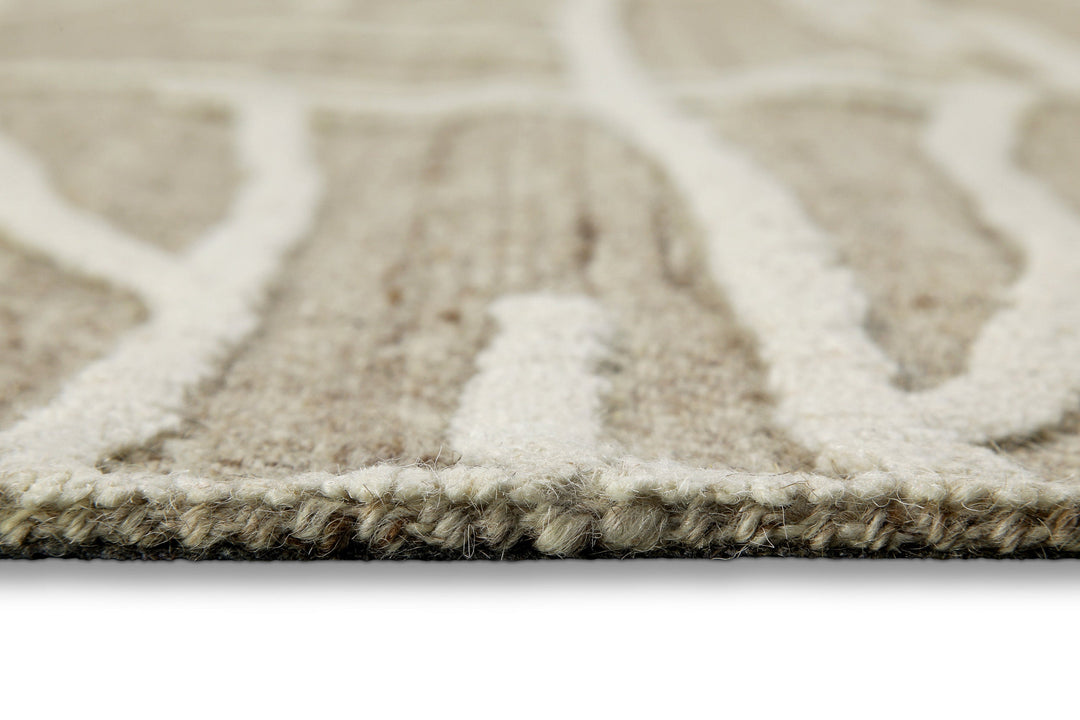 Kurzflor Teppich Taupe meliert "Hamptons TWENTYFIVE" WECONhome