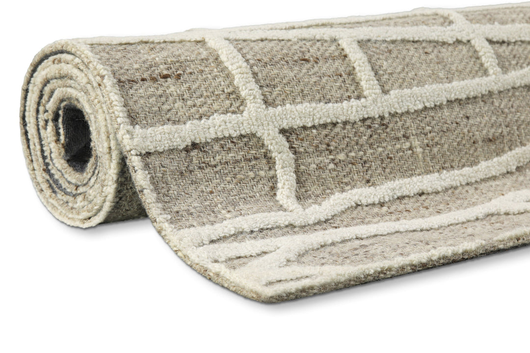 Kurzflor Teppich Taupe meliert "Hamptons TWENTYFIVE" WECONhome