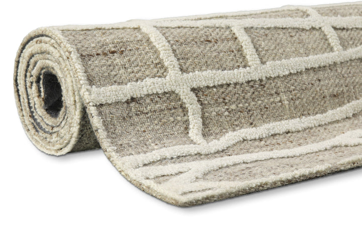 Kurzflor Teppich Taupe meliert "Hamptons TWENTYFIVE" WECONhome