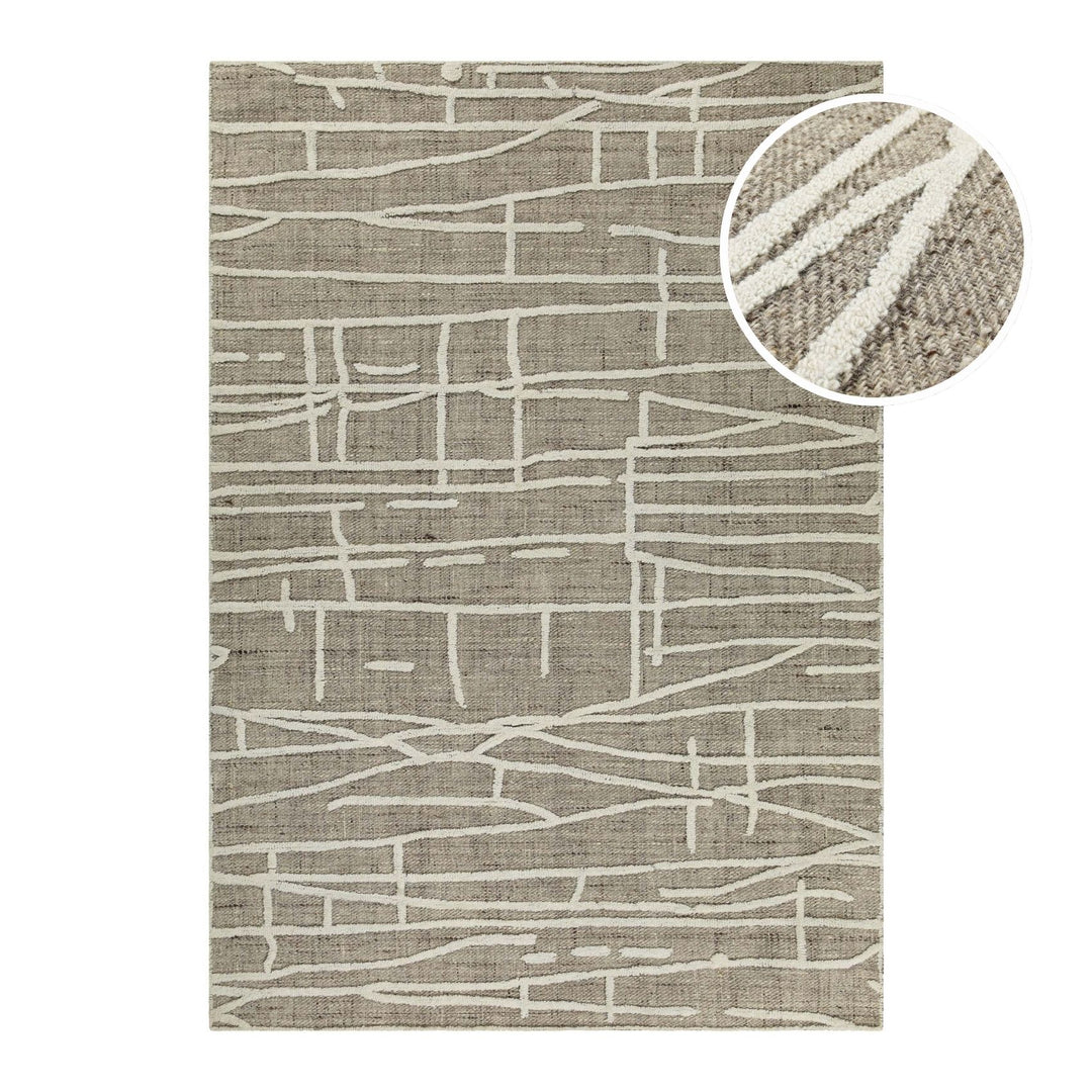 TWENTYFIVE aus der Hamptons Kollektion von WECONhome als freigestelltes rechteckiges Produktbild mit Lupen-Detail für Struktur- und Materialansicht.