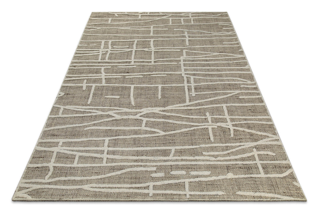 Kurzflor Teppich Taupe meliert "Hamptons TWENTYFIVE" WECONhome