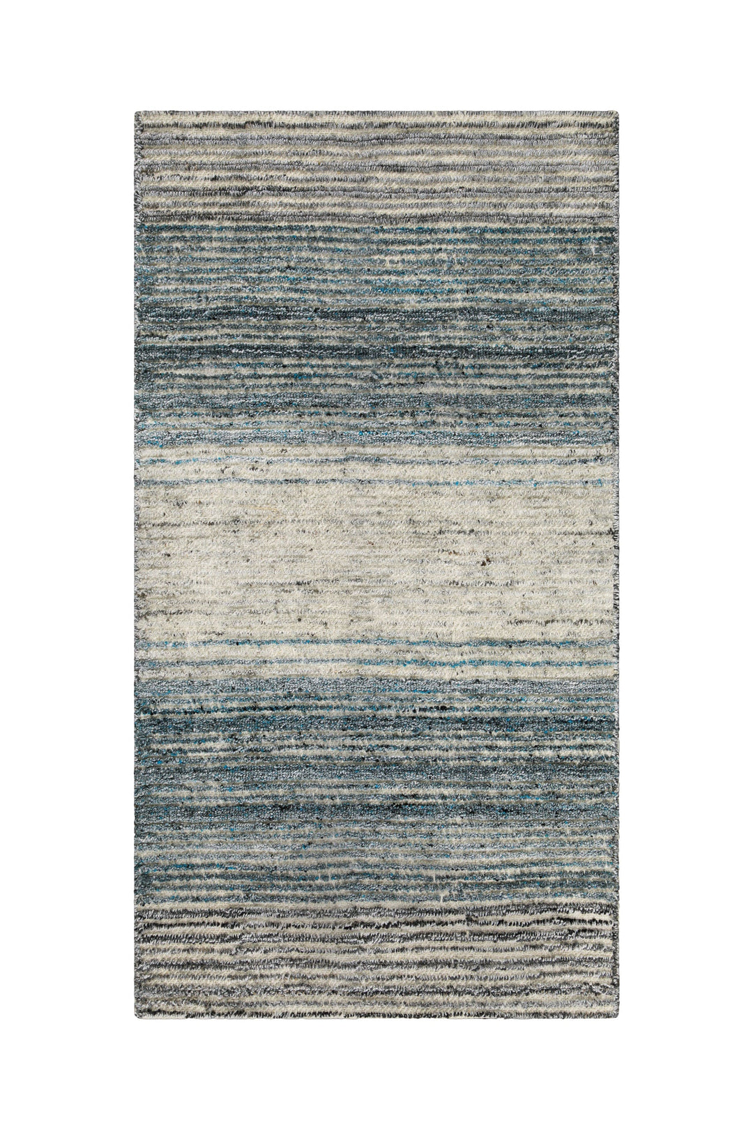 Kurzflor Teppich Grau Blau meliert "Hamptons TWENTYFOUR" WECONhome
