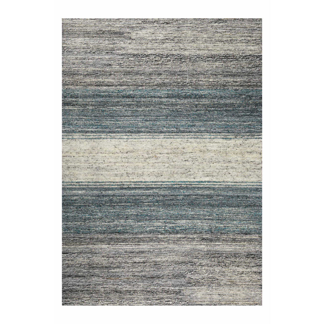 Kurzflor Teppich Grau Blau meliert "Hamptons TWENTYFOUR" WECONhome