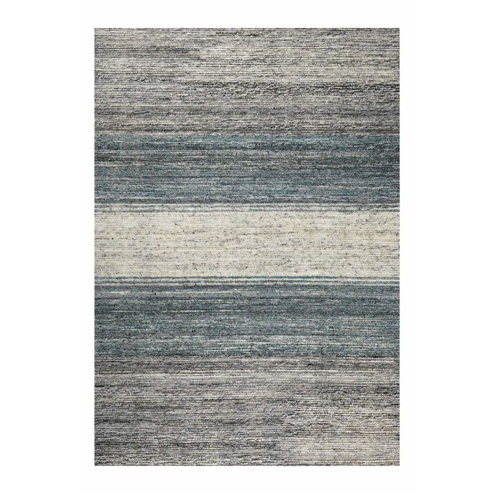 Kurzflor Teppich Grau Blau meliert "Hamptons TWENTYFOUR" WECONhome
