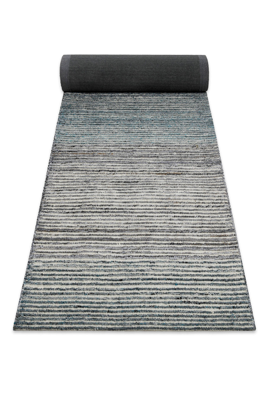 Kurzflor Teppich Grau Blau meliert "Hamptons TWENTYFOUR" WECONhome