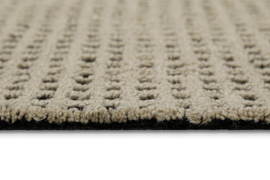 Detailaufnahme des Hamptons TWENTYNINE Teppichs mit klar sichtbarer Webstruktur und hochwertiger Musterführung.