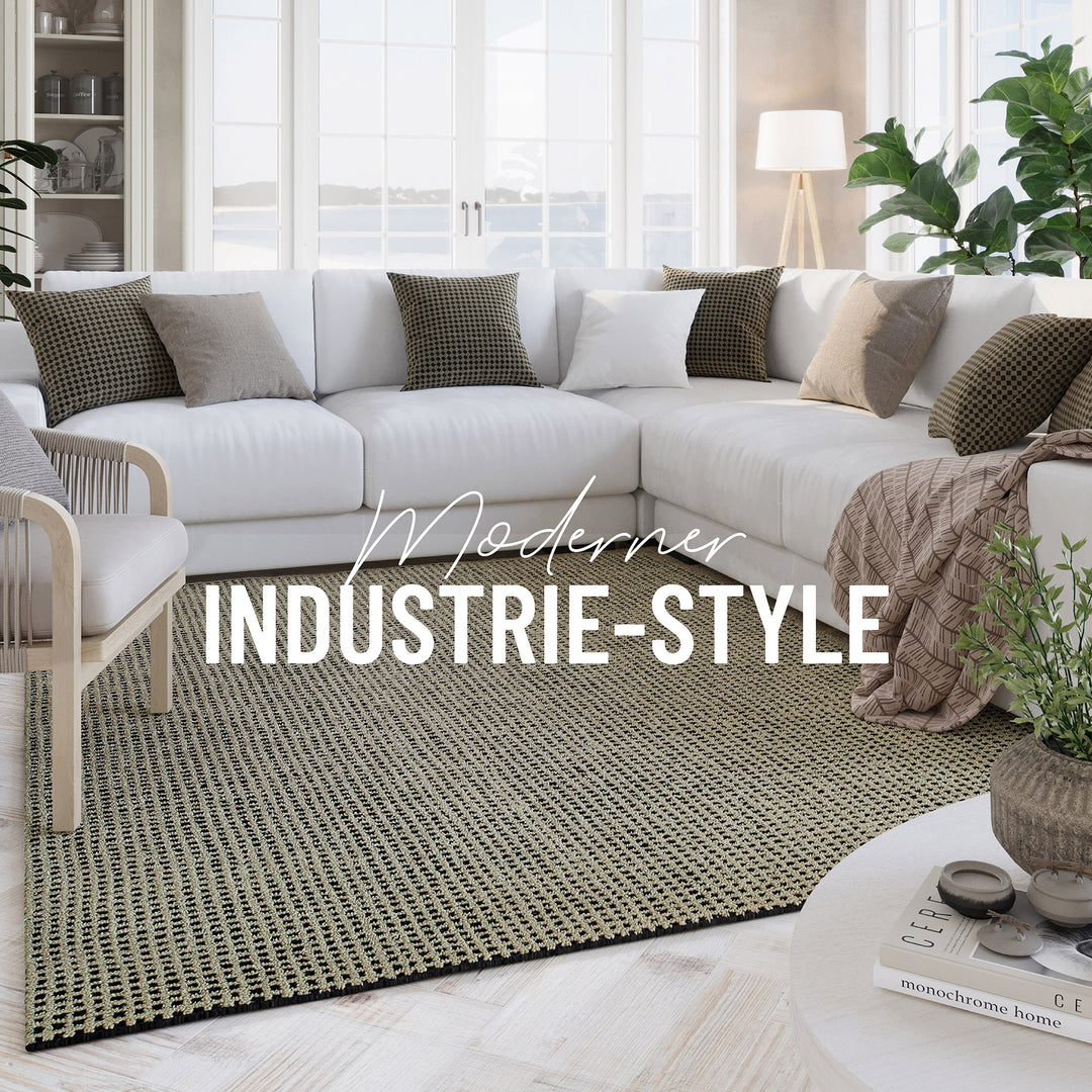 Detail der Teppichkante vom Hamptons TWENTYNINE mit sauber gearbeiteter Einfassung und stabiler Randverarbeitung.