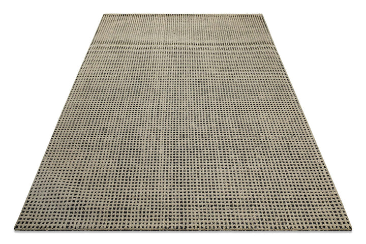 Hamptons TWENTYNINE Teppich in perspektivischer Ansicht, modernes Wohnaccessoire mit strukturierter Oberfläche und ruhigem Design.