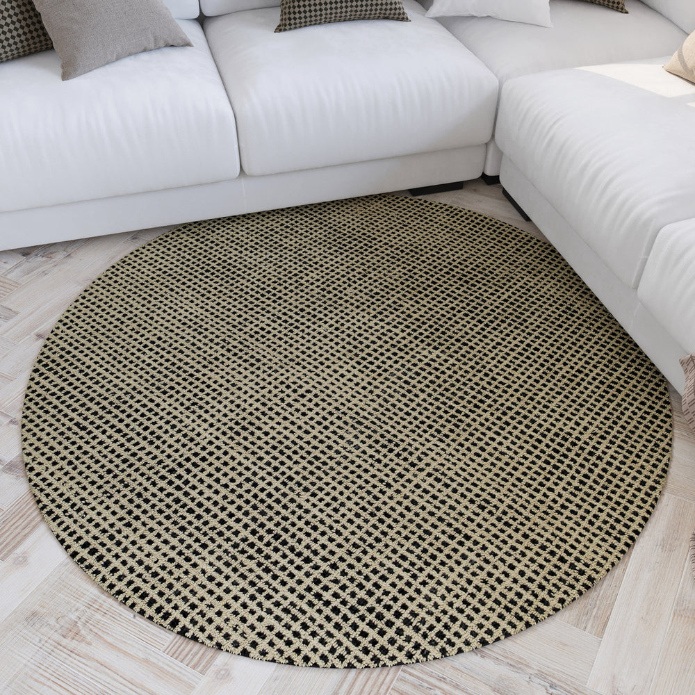 Hamptons TWENTYNINE Teppich aus rückseitiger Perspektive im Wohnraum mit moderner Raumwirkung und harmonischem Design.