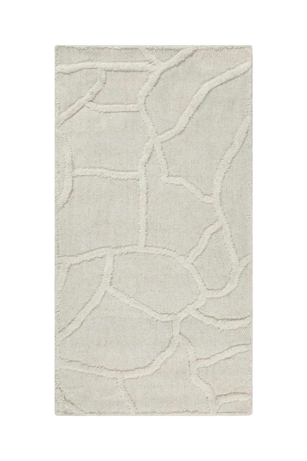 Kurzflor Teppich Creme Weiß "Hamptons TWENTYSIX" WECONhome